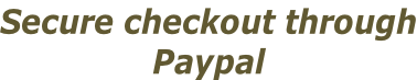 Secure checkout through Paypal